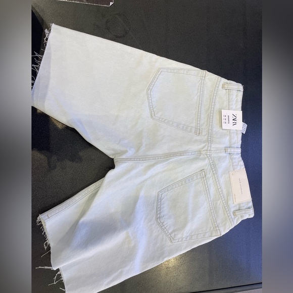 Pale Blue Mens Size 29 Zara Jean Shorts - Picture 3 of 3